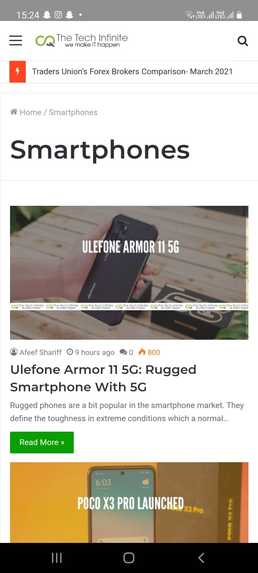 The Tech Infinite Mobile Application  – screenshot 1