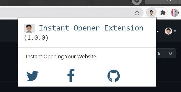 Instant Opener Extension – screenshot 1