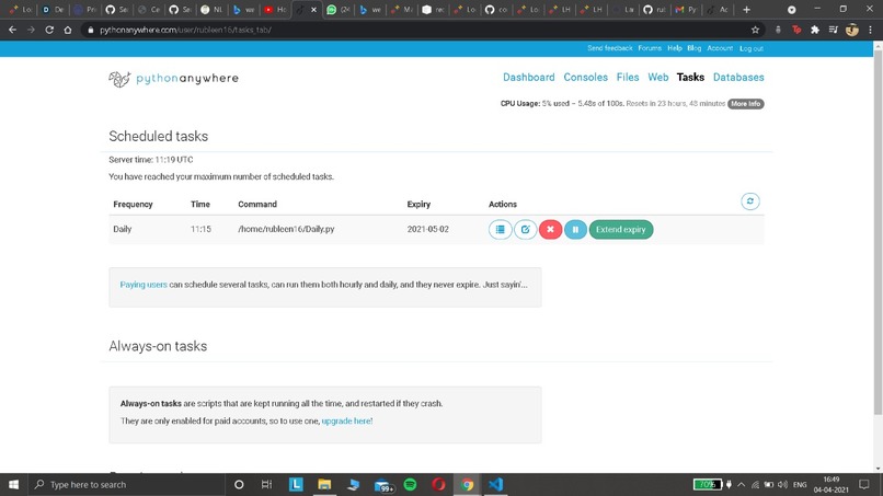 Automate Hello daily – screenshot 3