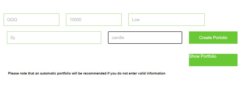 Earning Financial Freedom - automatic portfolio construction – screenshot 2