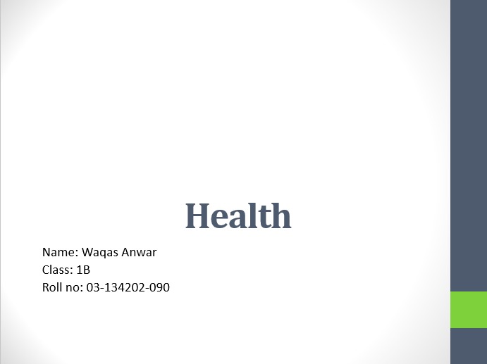 Presentation – screenshot 1