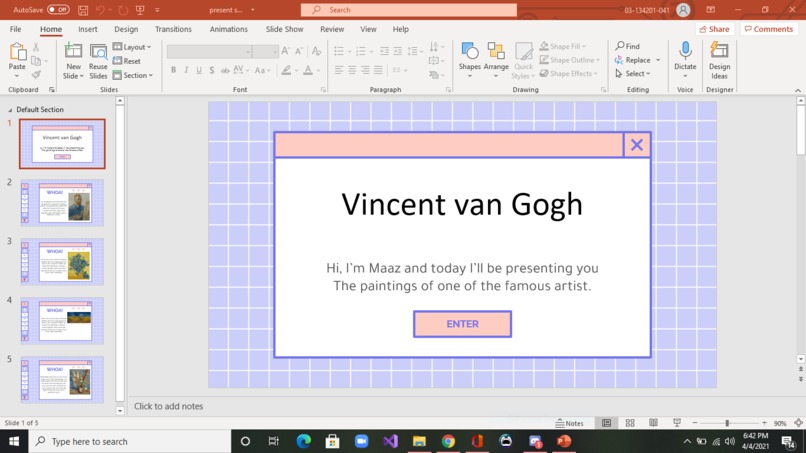 Presentation to Share Something You Love – screenshot 1