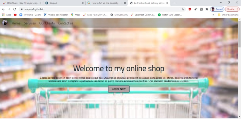 front-end – screenshot 1