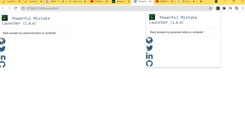 Chrome Extension – screenshot 1