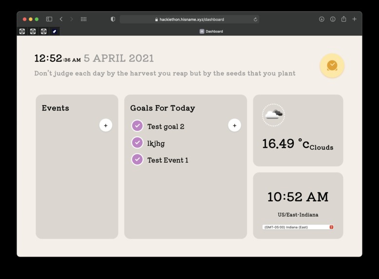 Planner App by Entropic Cryptographers – screenshot 1
