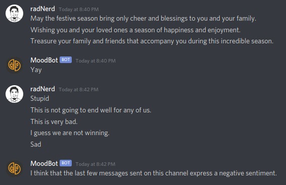 MoodBot – screenshot 1