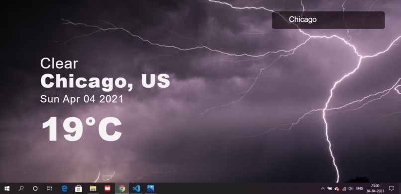 Simple Weather App – screenshot 1