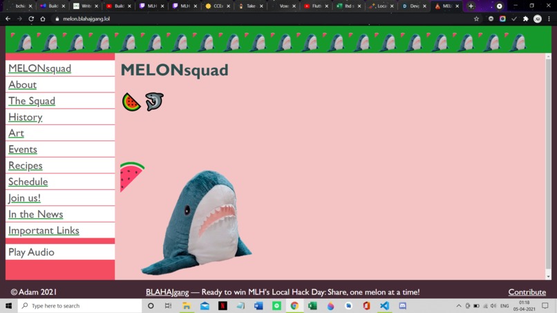Guild Website – screenshot 1