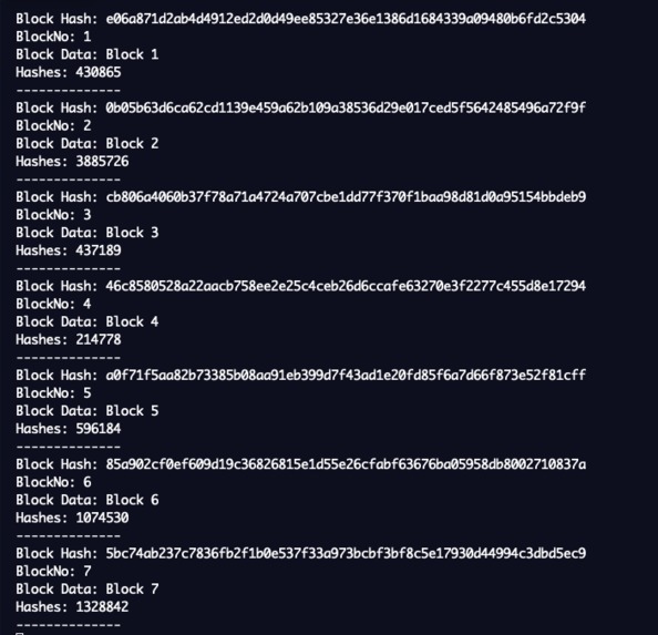 Blockchain  – screenshot 1