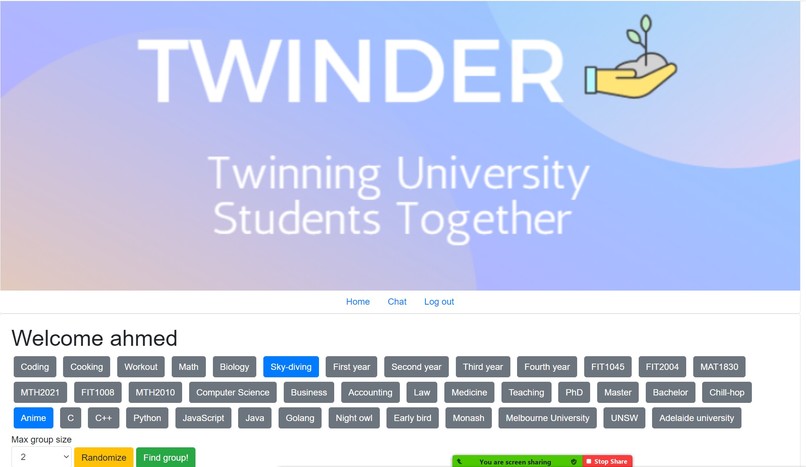 Twinder – screenshot 1