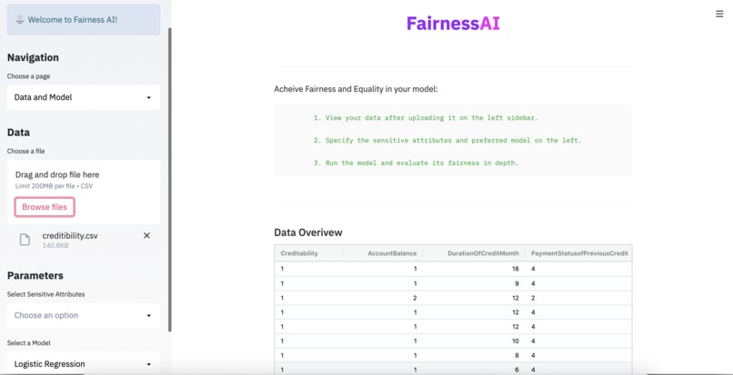 FairnessAI – screenshot 1