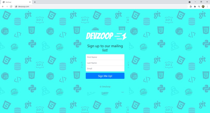 .com website deployed – screenshot 1