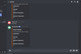 Weather Discord Bot