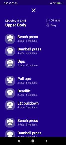 Health App – screenshot 2