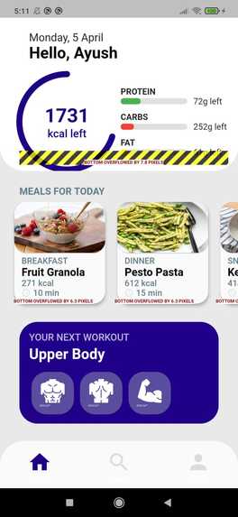 Health App – screenshot 3