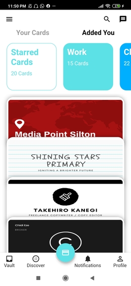 Business card scanner – screenshot 1