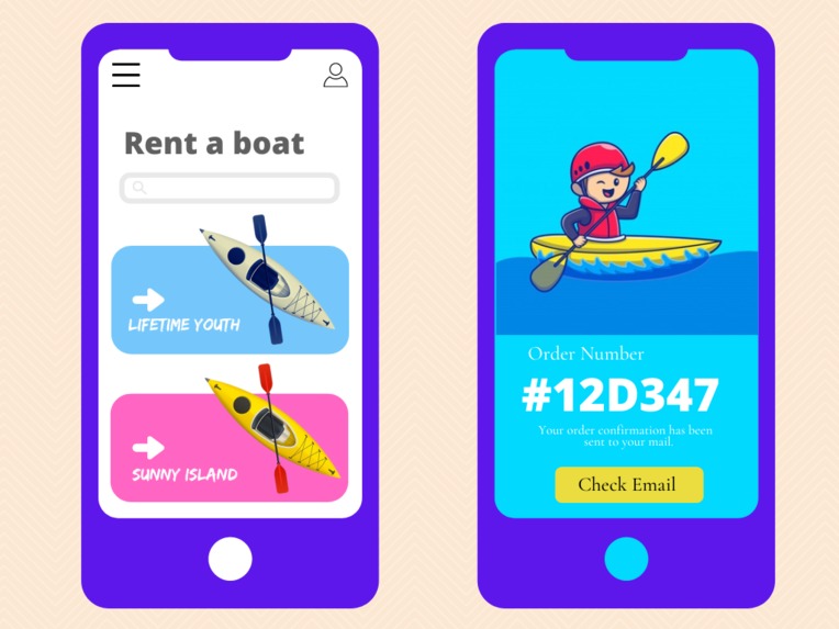 Kayaking Brand Concept – screenshot 1
