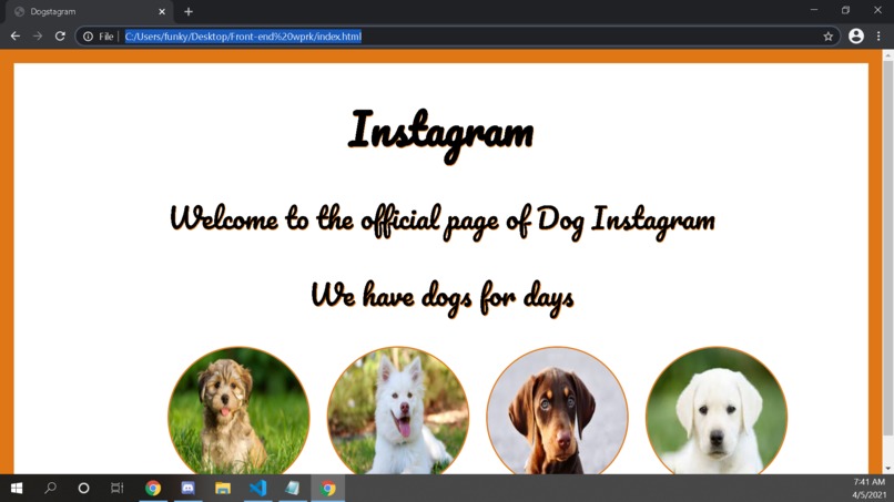 Create a social media clone  – screenshot 1