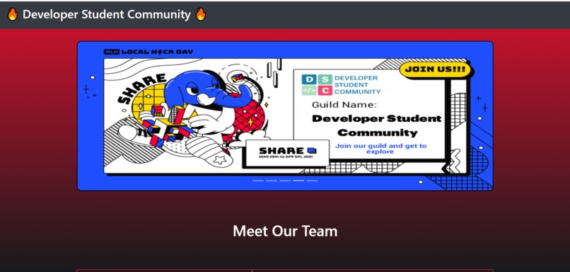 Make a Website for Your Guild – screenshot 2