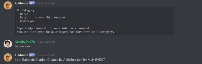 Gaitonde Chatbot – screenshot 1