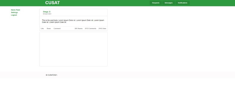 Guild Website – screenshot 1