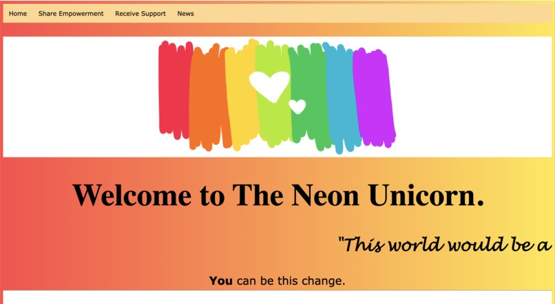 The Neon Unicorn – screenshot 2