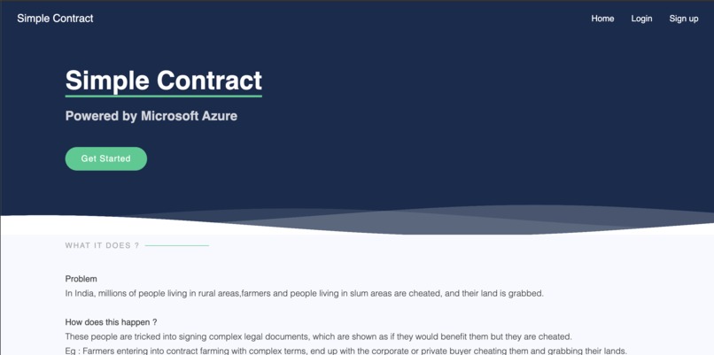Simple Contract – screenshot 1