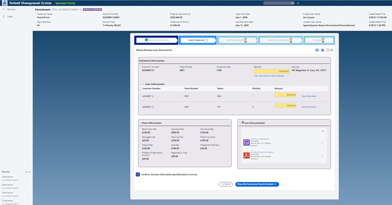 Collateral Equity Analysis Advisor – screenshot 5