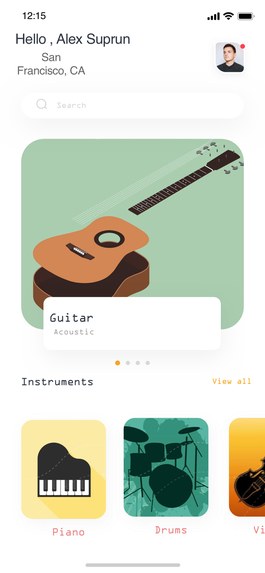 Team-93_Harshil Kumar_AR GARAGE BAND – screenshot 1