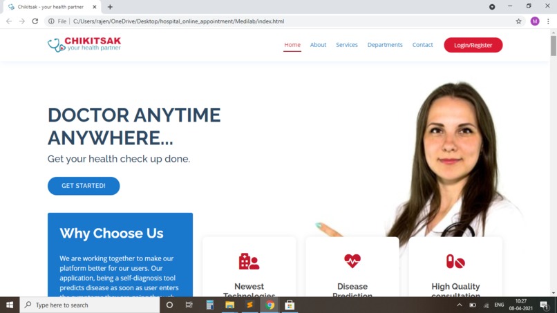 95_ShagunMishra_Chikitsak - your health partner – screenshot 1