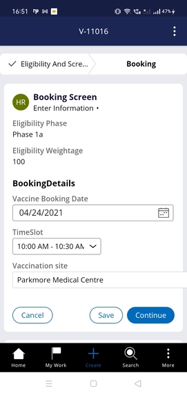 COVID Vaccination Management System – screenshot 2