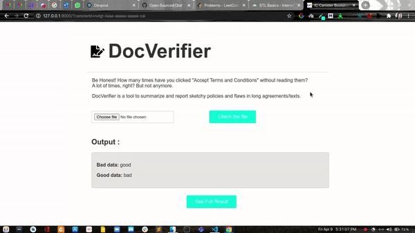 DocVerifier – screenshot 5