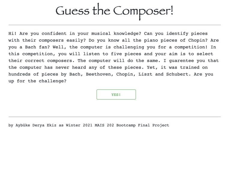 Guess the Composer – screenshot 2