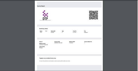 Vaccine distribution tracking  & passport – screenshot 6