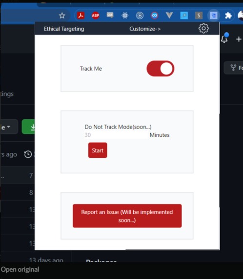 Ethical Targeting – screenshot 2