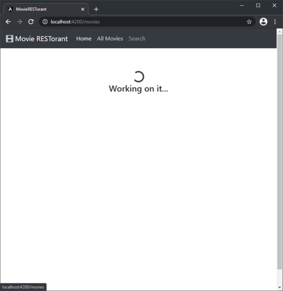 TheMovieRESTaurant – screenshot 3