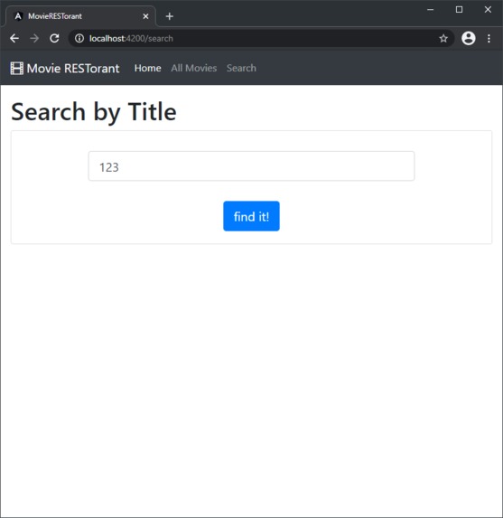 TheMovieRESTaurant – screenshot 10