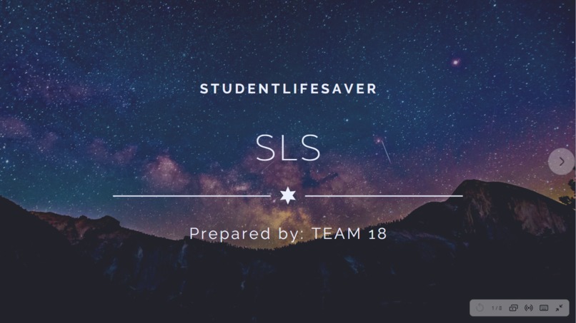 Student Life Saver Web Application  – screenshot 1