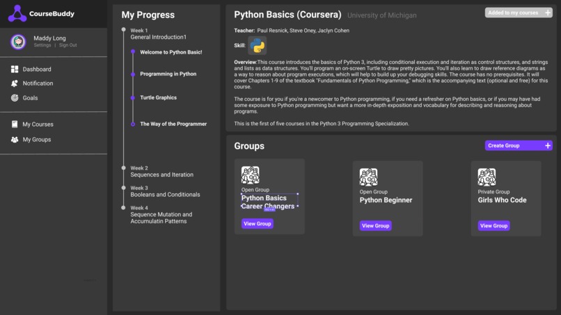 CourseBuddy – screenshot 3
