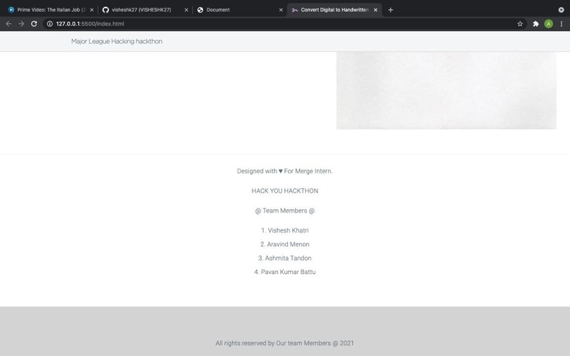 TEXT TO HUMAN HANDWRITING CONVERTER -OPEN INNOVATION – screenshot 2