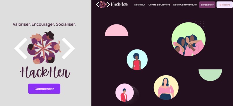 HackHer – screenshot 1