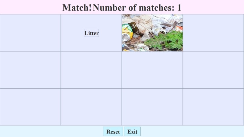 Environmental Education Memory Game – screenshot 3
