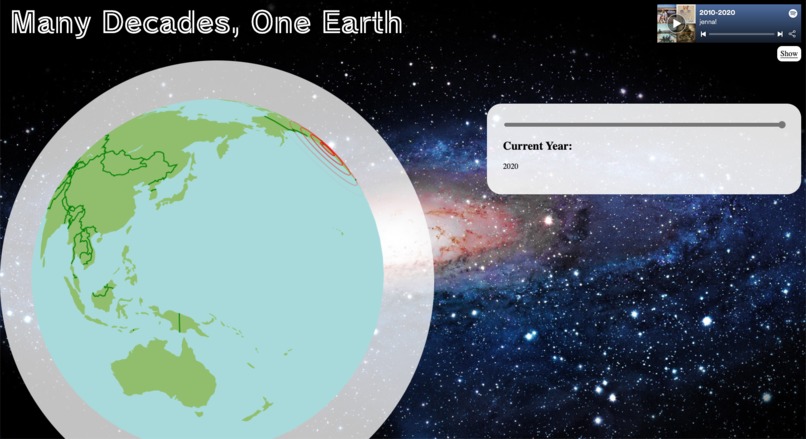 Many Decades, One Earth – screenshot 1
