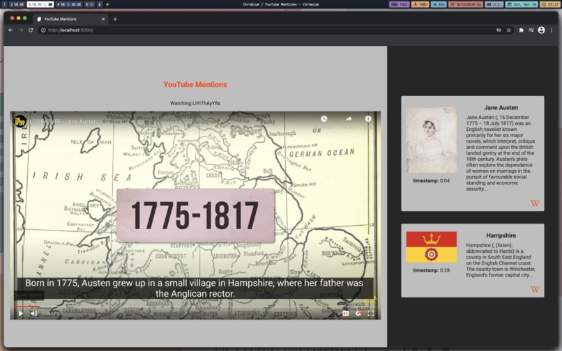 YouTube Mentions – screenshot 1