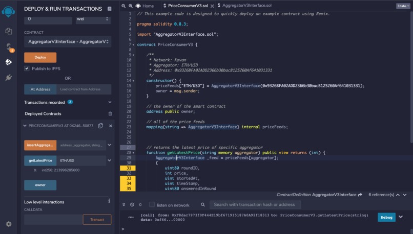 Simple Chainlink Cosmos Module – screenshot 2