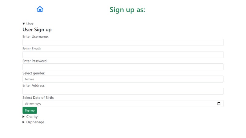 OSS - Orphanage Support System – screenshot 1