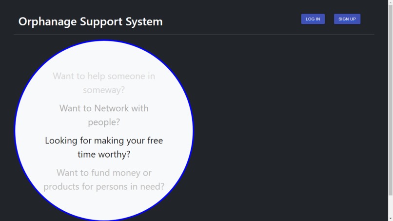 OSS - Orphanage Support System – screenshot 2