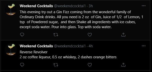 Weekend Cocktails – screenshot 1
