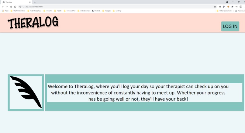 TheraLog – screenshot 1