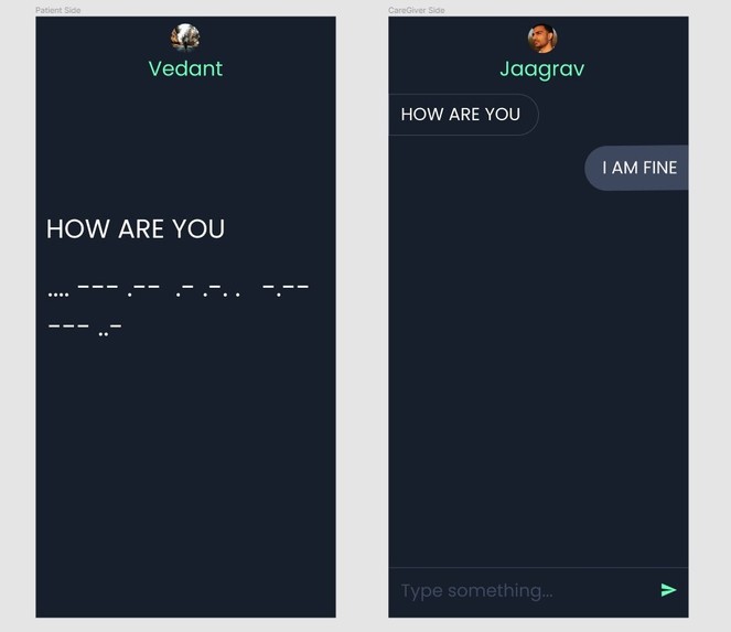 A Chat App for the Deaf Blind - Good Vibes Web – screenshot 2
